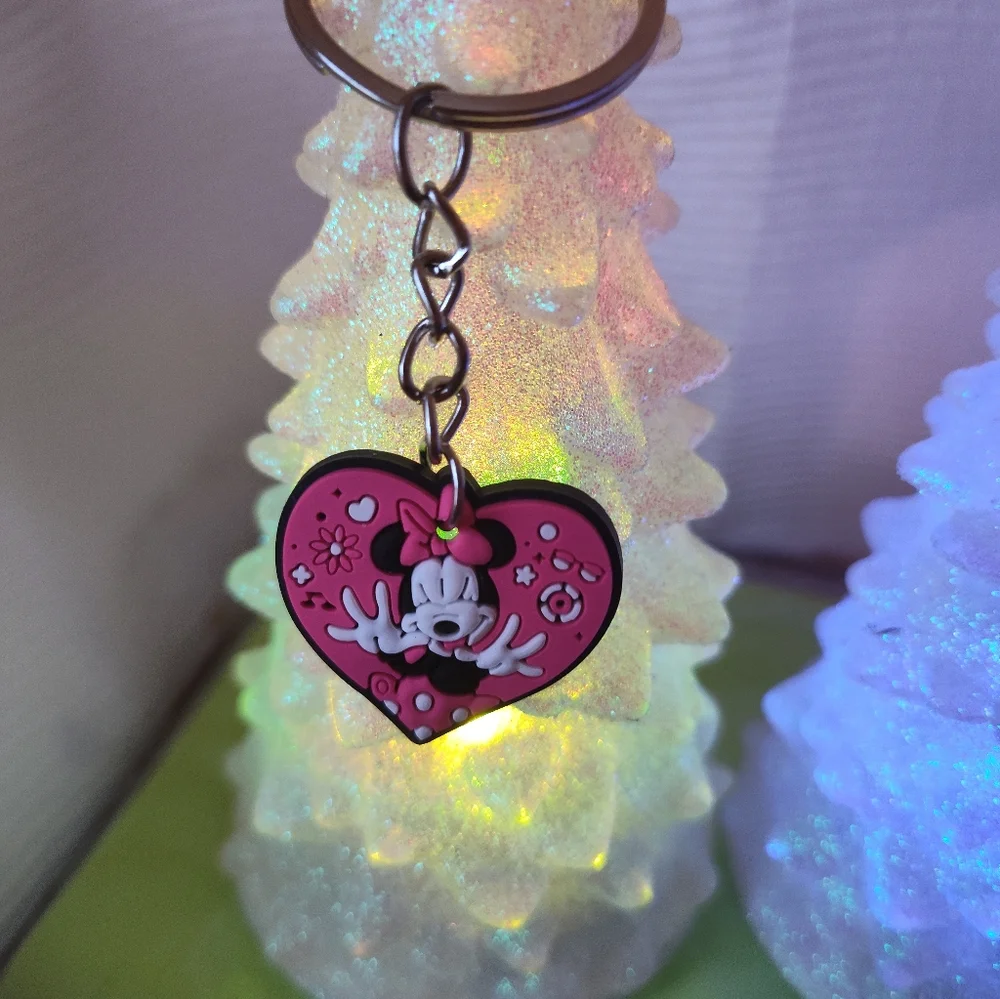 Pet Life Dog Shoe Key Chain/ Ornament , Minnie 2" X 2" Novelty Navy Blue New - Picture 3 of 6